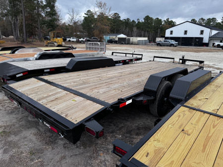 New 2026 Iron Bull 83x20 10K Car Hauler Slide in Ramps