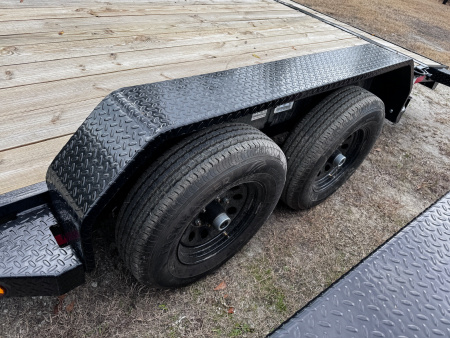 New 2026 Iron Bull 83x20 10K Car Hauler Slide in Ramps