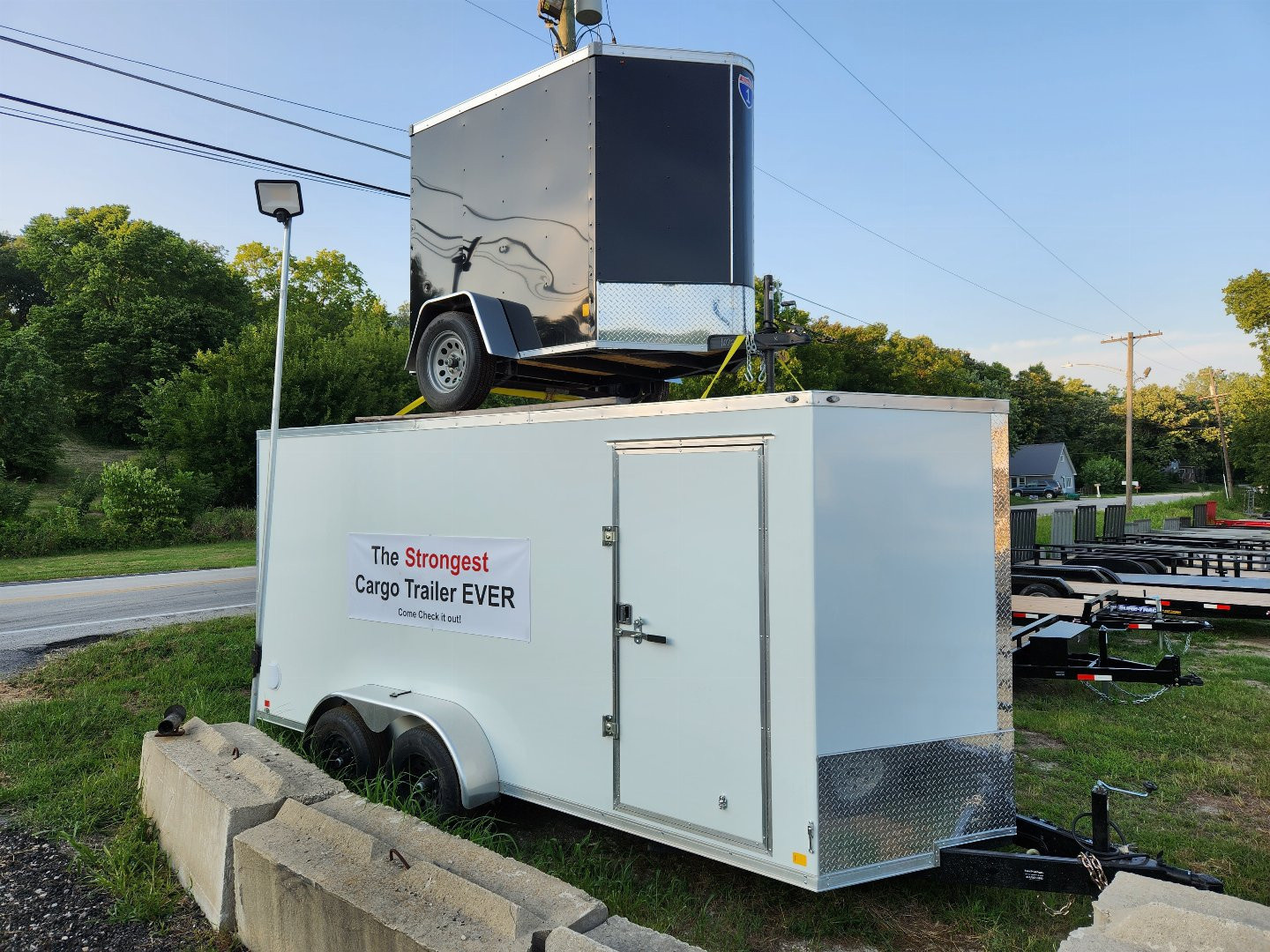 New 2026 Cell-Tech Trailers 7x14 10K Strongest Trailer Ever Built Cargo / Enclosed Trailer