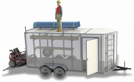 New 2026 Cell-Tech Trailers 7x14 10K Strongest Trailer Ever Built Cargo / Enclosed Trailer