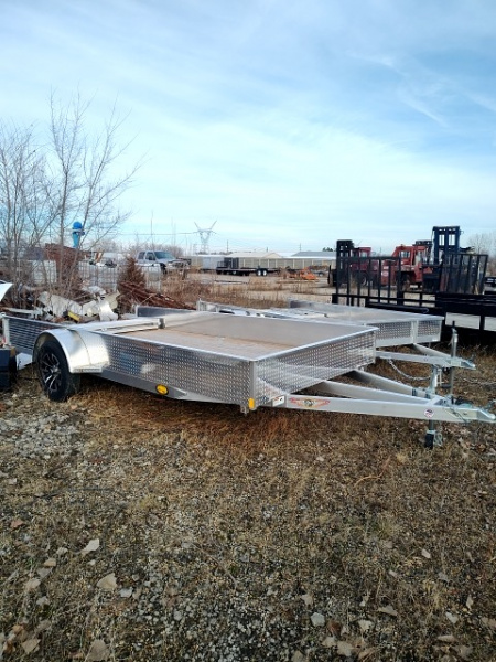 New 2025 H&H Trailers H8214SSA-030 Utility Trailer Aluminum Solid side