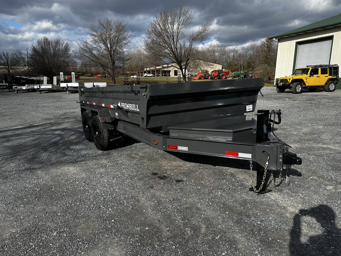 New 2026 Iron Bull 14' Dump Trailer