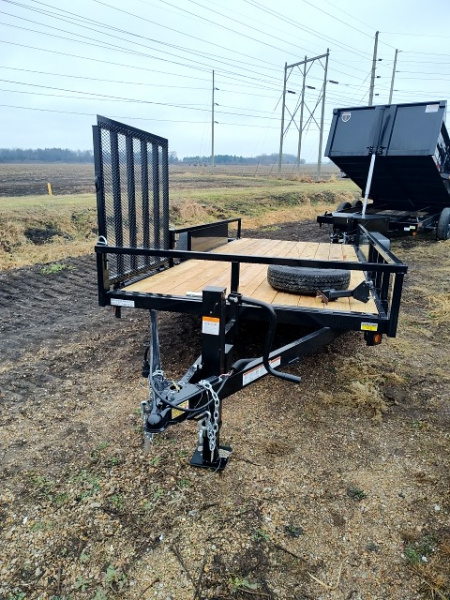 New 2026 Quality Steel and Aluminum 8316CH10K Landscape Trailer