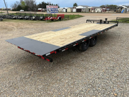 New 2025 PJ 102"x22' Deckover Hydraulic Tilt Trailer – T8