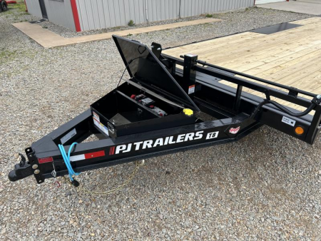 New 2025 PJ 102"x22' Deckover Hydraulic Tilt Trailer – T8
