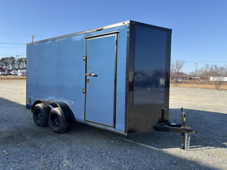 New 2026 NationCraft Trailers 7x14 Trailer w/ Blackout Package, 7' Interior and Ramp Door Cargo / Enclosed Trailer