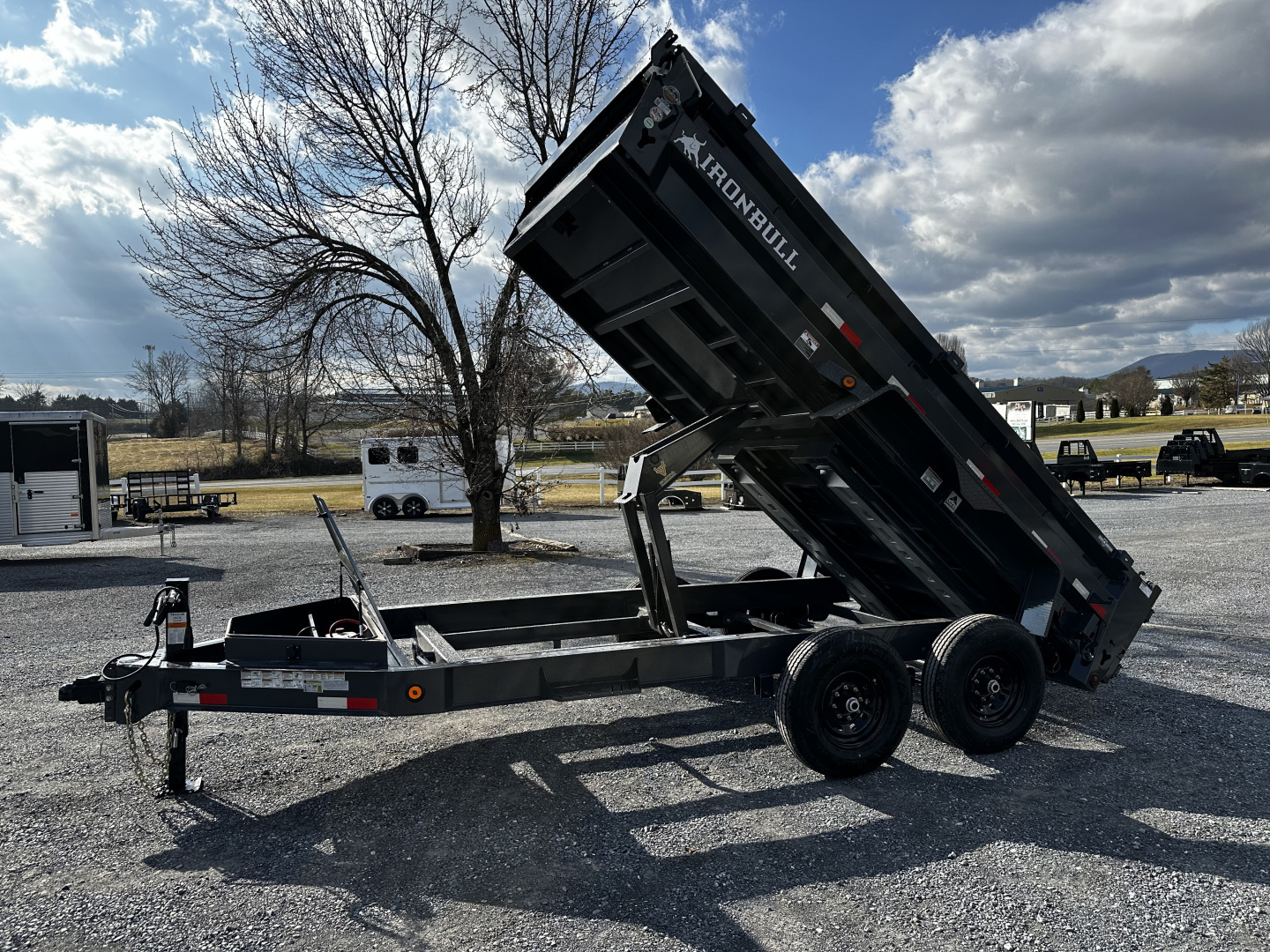 New 2026 Iron Bull 14' Dump Trailer
