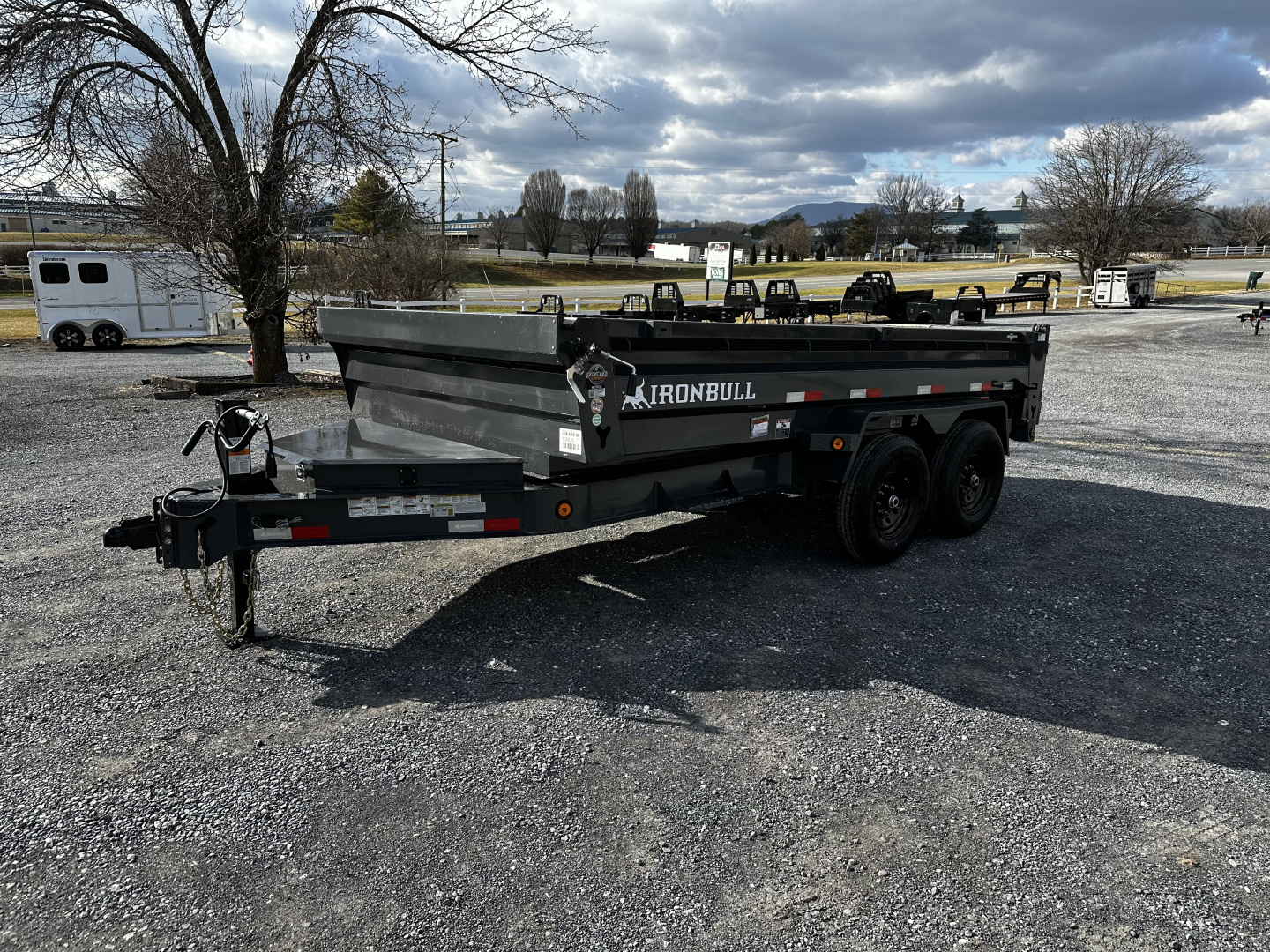 New 2026 Iron Bull 14' Dump Trailer