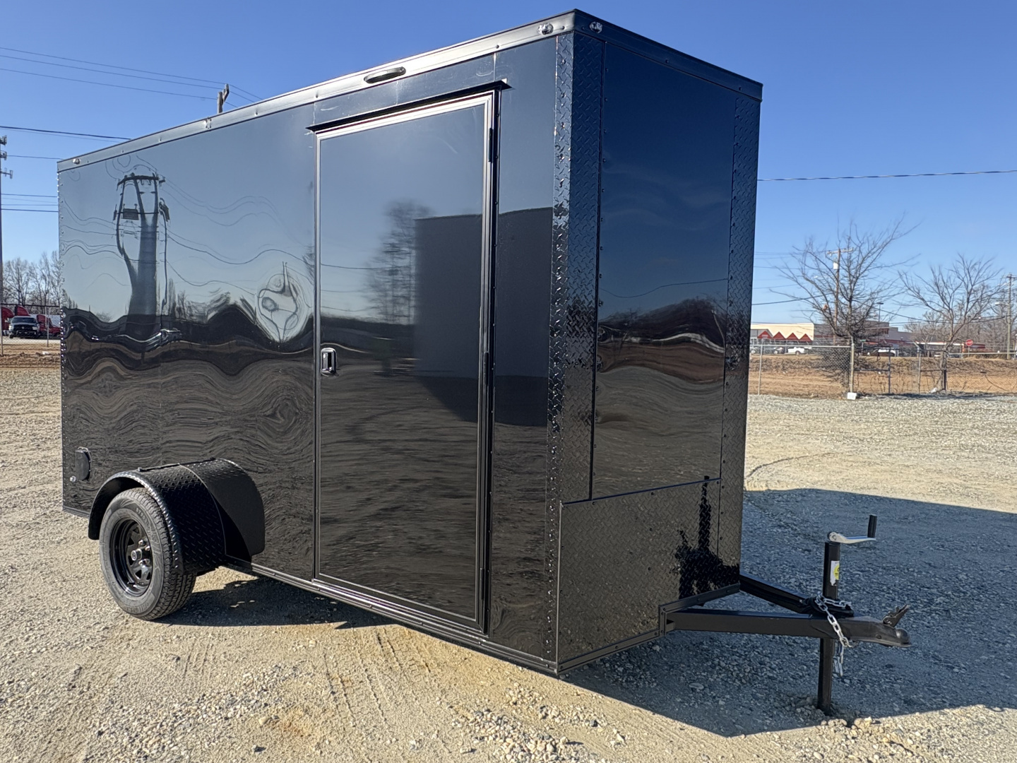 New 2026 NationCraft Trailers 6x12 Trailer w/ Black Out Package & 7' Interior
