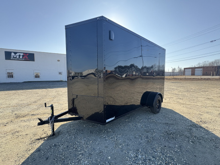 New 2026 NationCraft Trailers 6x12 Trailer w/ Black Out Package & 7' Interior