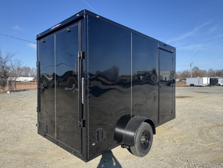 New 2026 NationCraft Trailers 6x12 Trailer w/ Black Out Package & 7' Interior