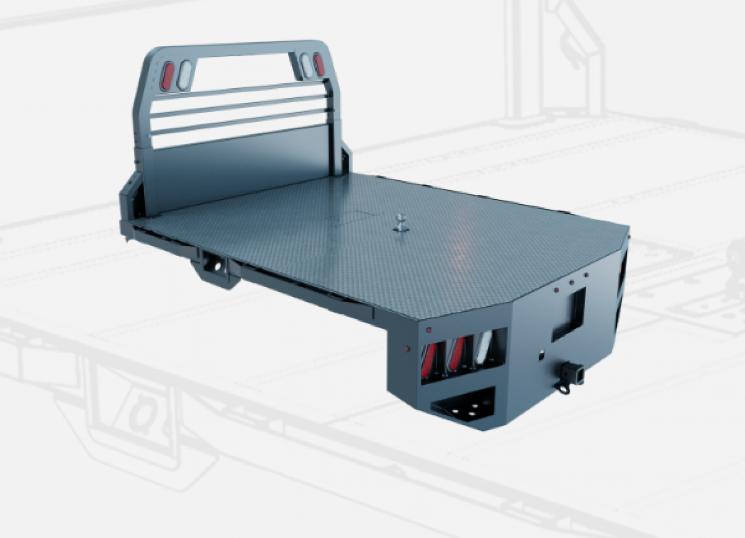 New 2026 Sure-Trac 97" x 102" Steel Truck Bed (Dually Cab/8' Bed)