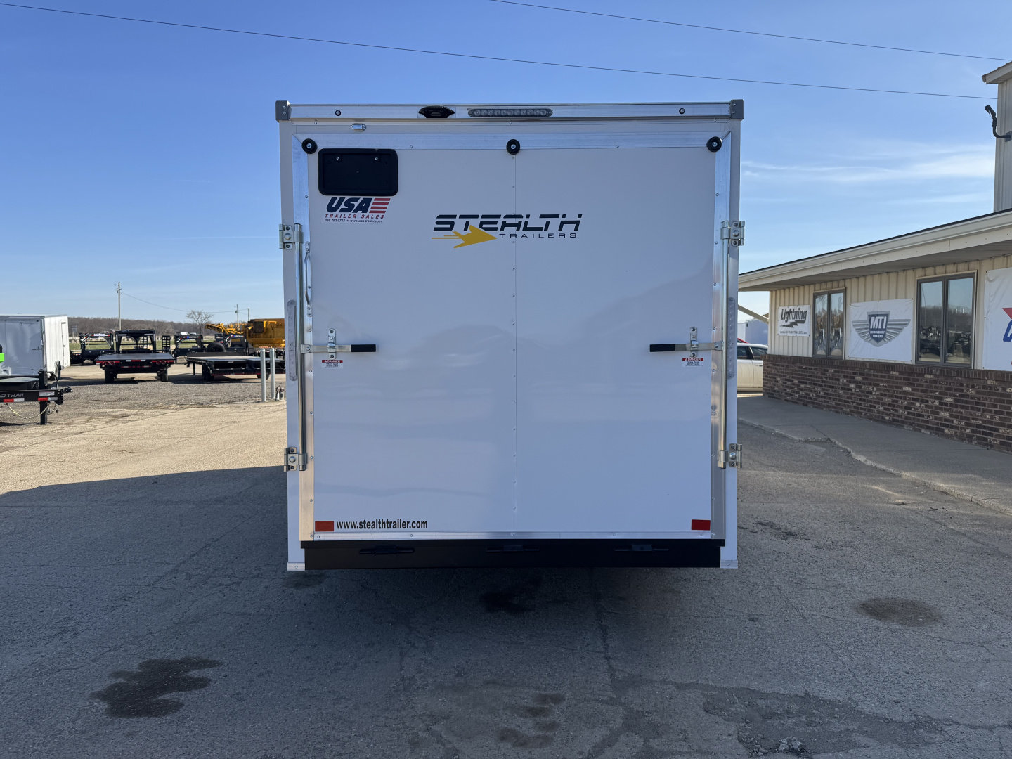 New 2026 Stealth Trailers 7x16 Mustang 7K w/Ramp Door 6'6" Cargo / Enclosed Trailer