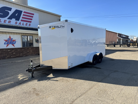 New 2026 Stealth Trailers 7x16 Mustang 7K w/Ramp Door 6'6  Cargo / Enclosed Trailer