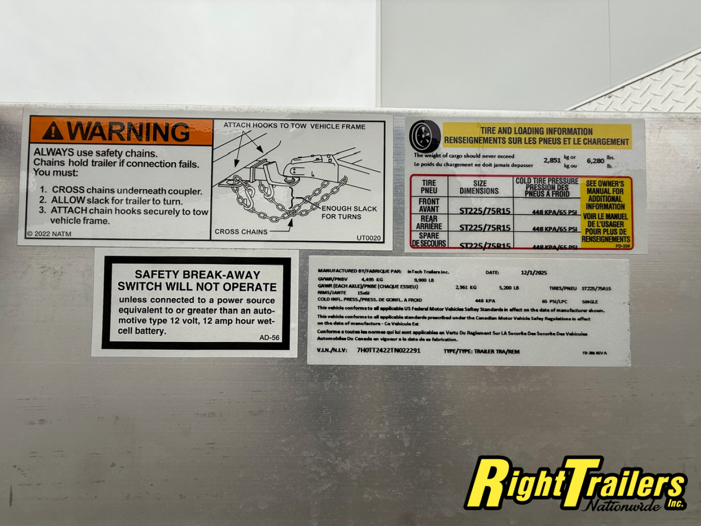 New 2026 inTech Trailers 8.5X24 RACE TRAILER
