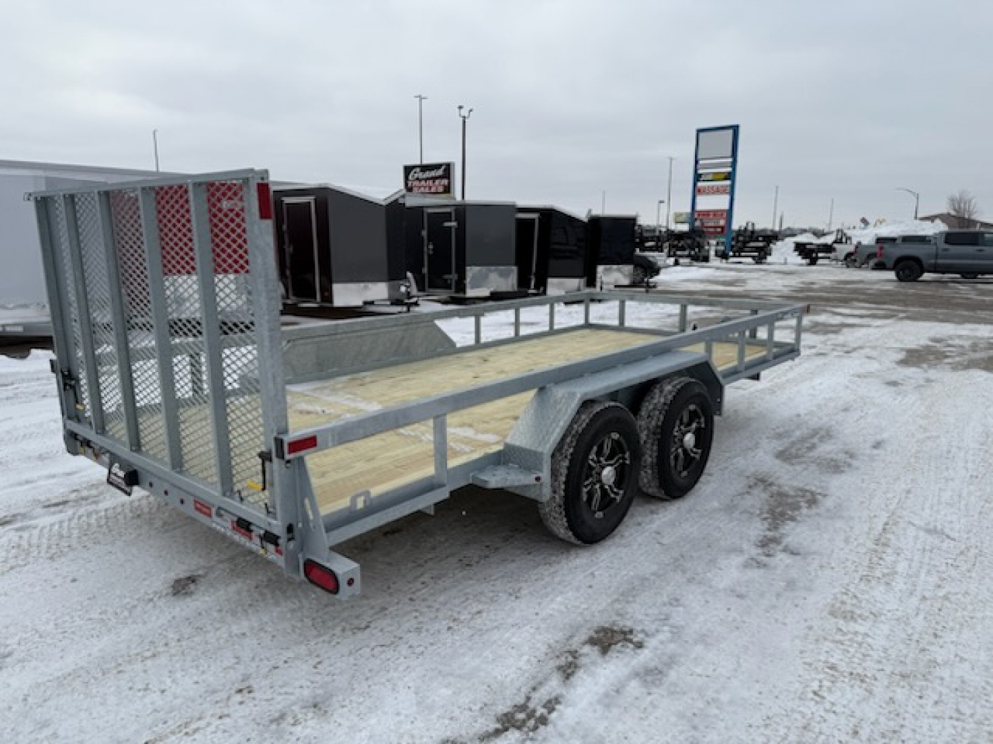 New 2026 Drive Trailers UTV2S508416-GGV Utility Trailer 7X16