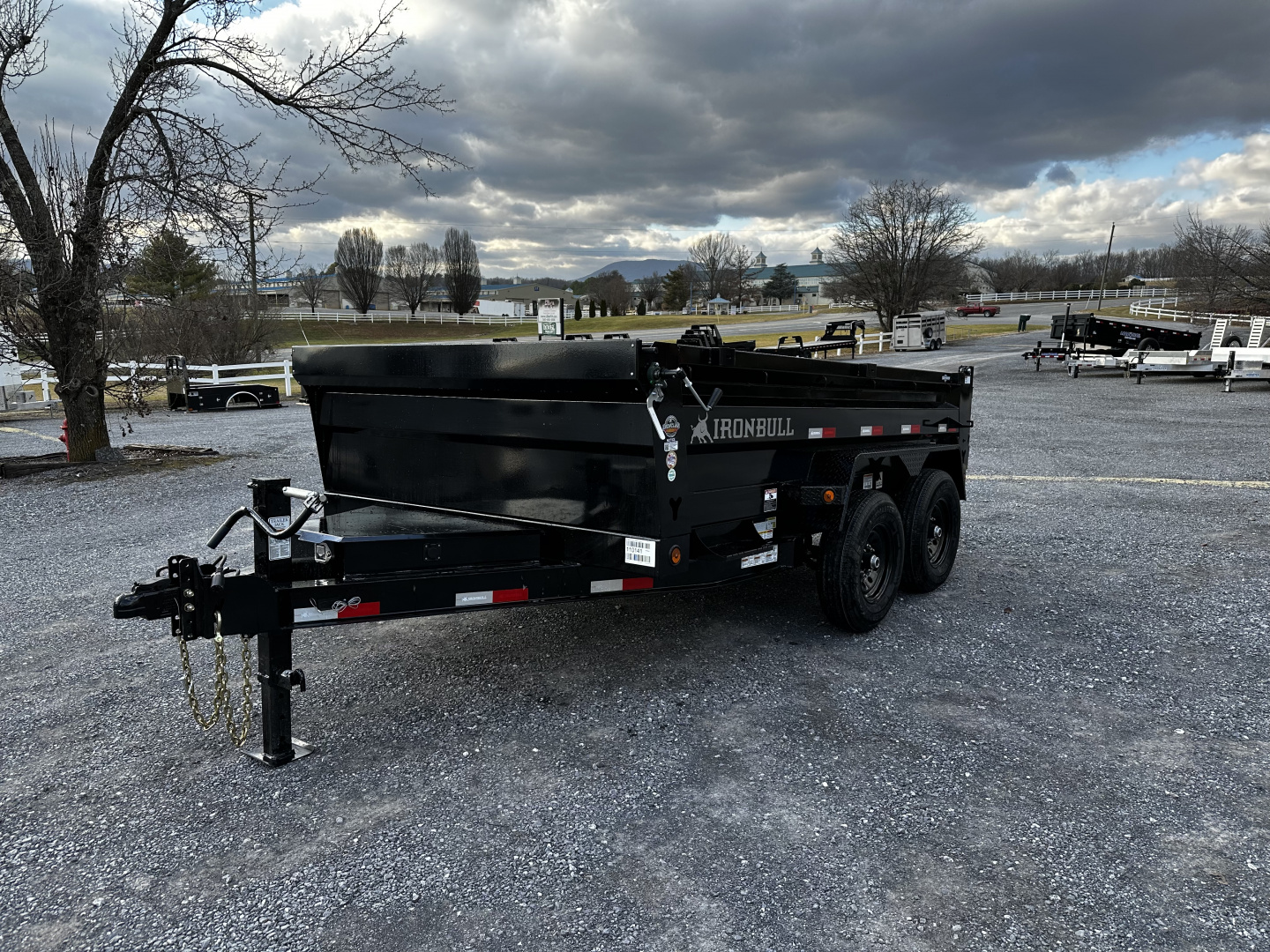 New 2026 Iron Bull 12' Dump Trailer
