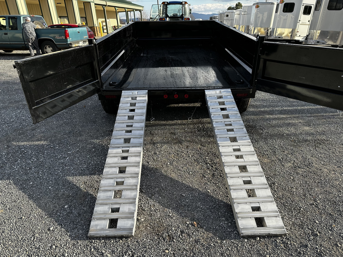 New 2026 Iron Bull 12' Dump Trailer