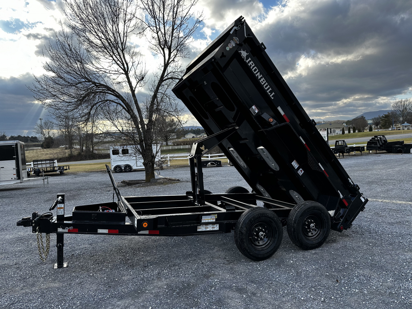 New 2026 Iron Bull 12' Dump Trailer