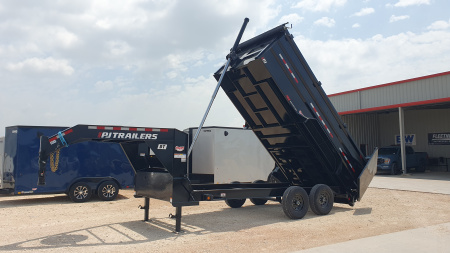 New 2026 PJ 83 x16' GN Tandem Axle Low Pro Telescopic Dump w/ 48  Sides – DT