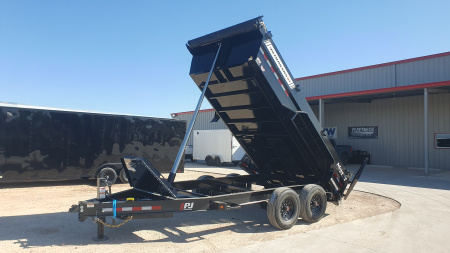 New 2026 PJ 83 x14' BP Tandem Axle Low Pro Telescopic Dump w/ 24  Sides – DT