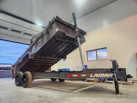 New 2026 Lamar 16' Telescopic Dump Trailer 14K