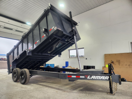 New 2026 Lamar 16' Telescopic Dump Trailer 14K