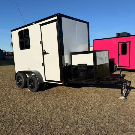 New 6X10TA White Splicing Trailer