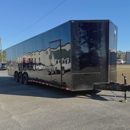 New 8.5X36TTA5 Black Car Hauler Trailer