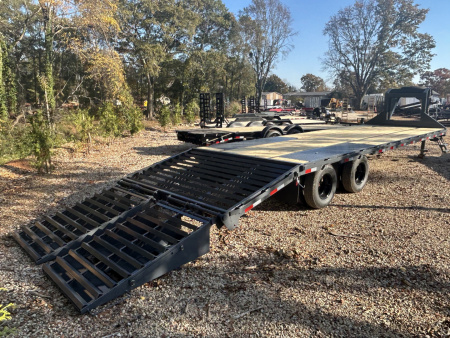 New 2026 Down 2 Earth Trailers 8.5x30 TA 23.5K Deckover Equipment Trailer