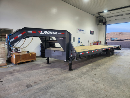 New 2026 Lamar 30' Gooseneck Deckover Trailer 16K