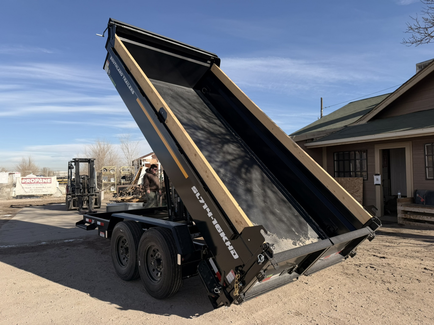 New 2026 Southland Trailers 7-14 Dump 7 Gauge Floor 8K Axles