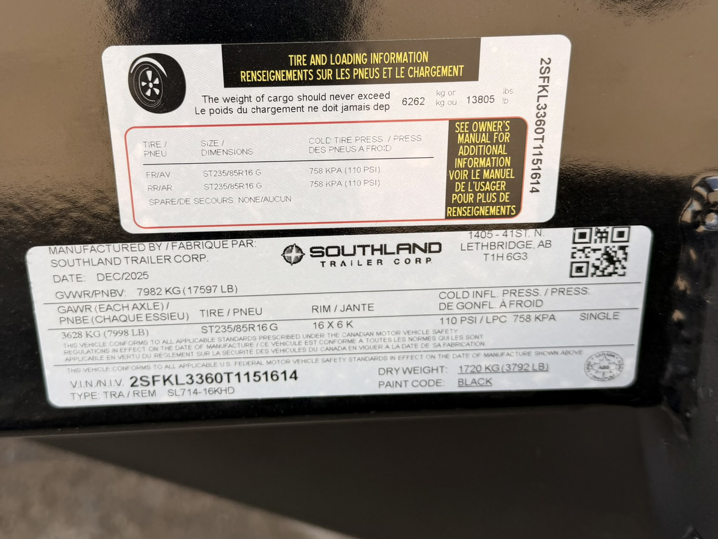 New 2026 Southland Trailers 7-14 Dump 7 Gauge Floor 8K Axles