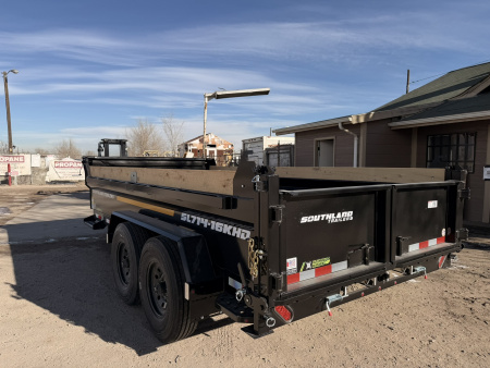 New 2026 Southland Trailers 7-14 Dump 7 Gauge Floor 8K Axles