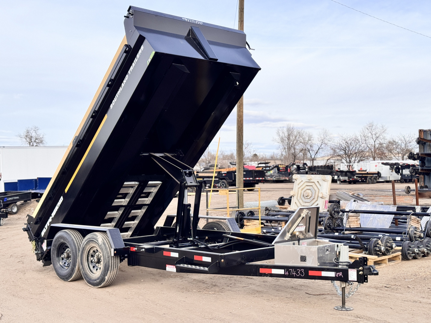 New 2026 Southland Trailers 7-14 Dump 7 Gauge Floor 8K Axles