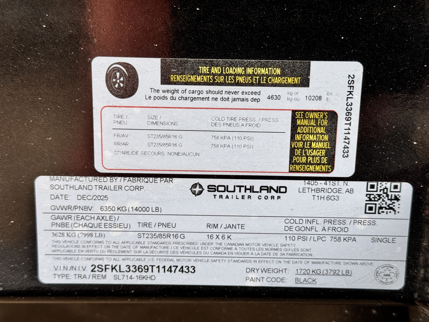 New 2026 Southland Trailers 7-14 Dump 7 Gauge Floor 8K Axles