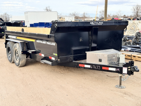 New 2026 Southland Trailers 7-14 Dump 7 Gauge Floor 8K Axles