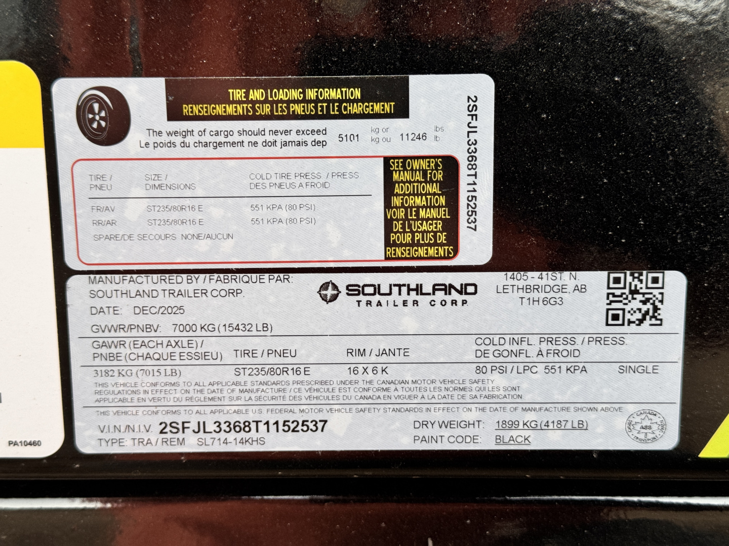 New 2026 Southland Trailers 7-14-4H Dump 7K Axles