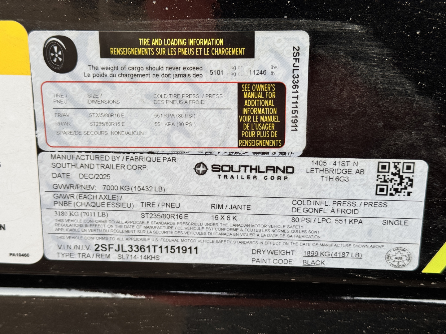 New 2026 Southland Trailers 7-14-4H Dump 7K Axles