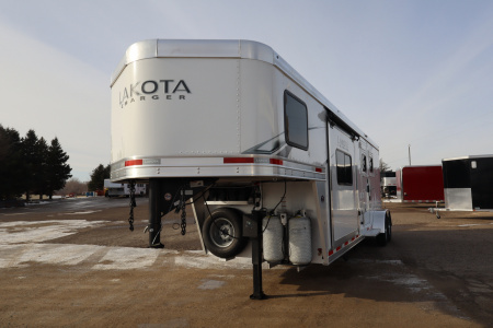 Used 2023 Lakota 2 Place LQ W/Slide-out Horse Trailer