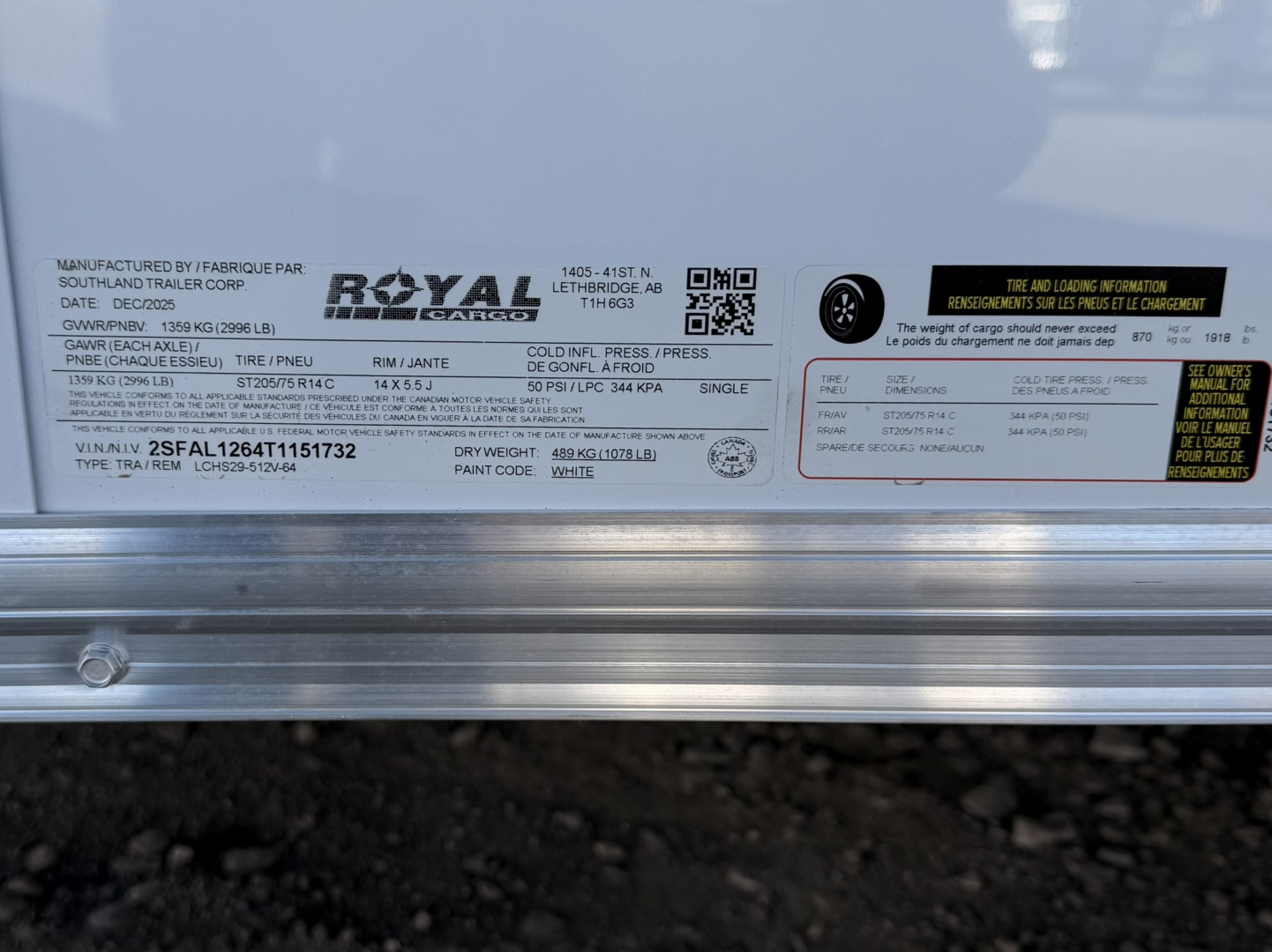 New 2026 Royal 5-10-1.5V Enclosed 2.9K GVWR