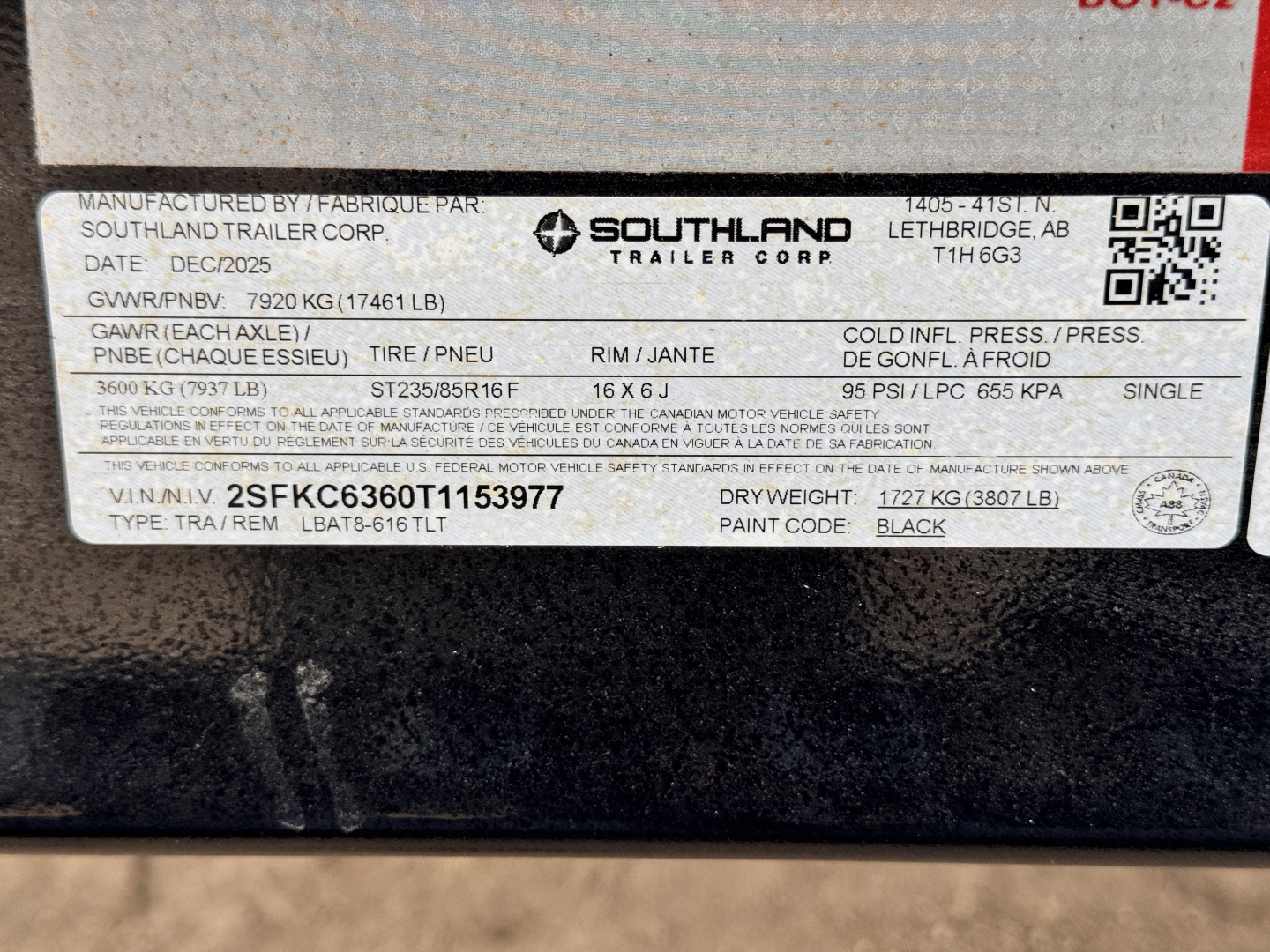 New 2026 Southland Trailers 7-HD22 Tilt Deck Equipment hauler 16K GVWR