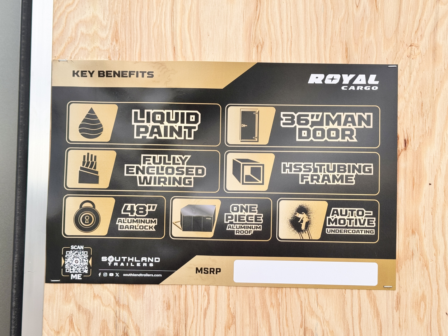 New 2026 Royal 8-20-1.5V Enclosed Car Hauler