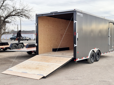 New 2026 Royal 8-20-1.5V Enclosed Car Hauler