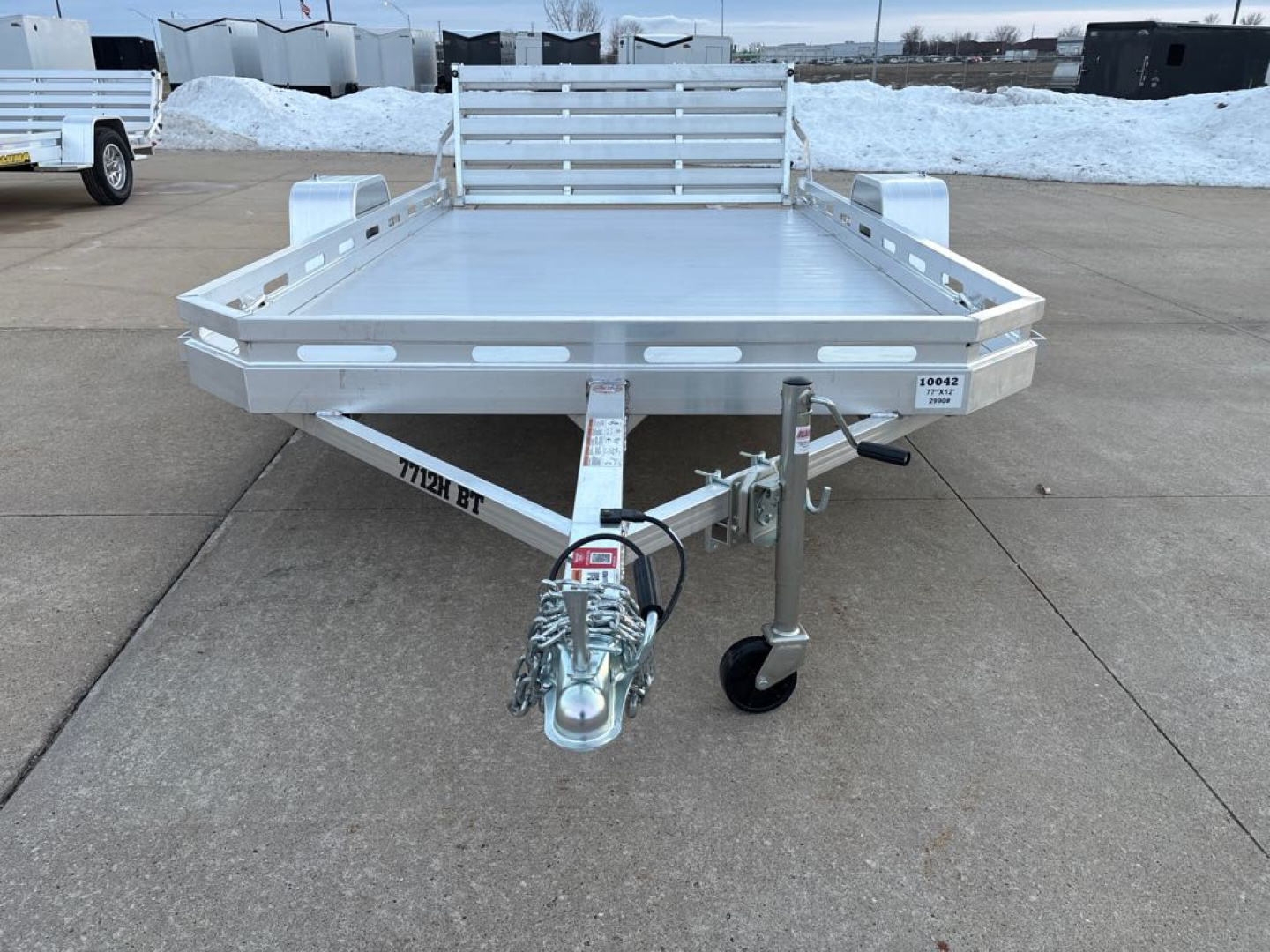 New 2026 Aluma 7712H-S-BT Utility Trailer