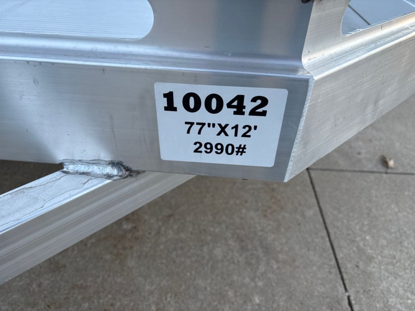 New 2026 Aluma 7712H-S-BT Utility Trailer