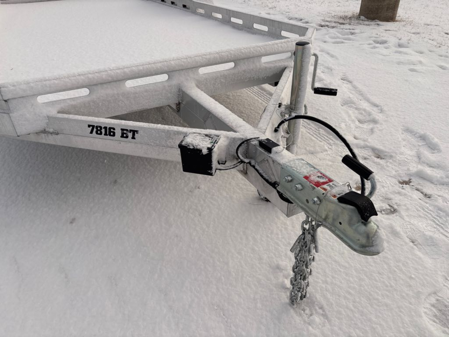 New 2027 Aluma 7816TA-EL-BT-RTD Utility Trailer