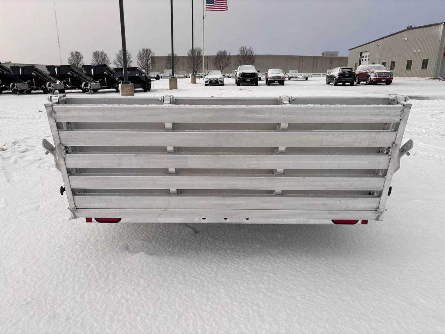 New 2027 Aluma 7816TA-EL-BT-RTD Utility Trailer