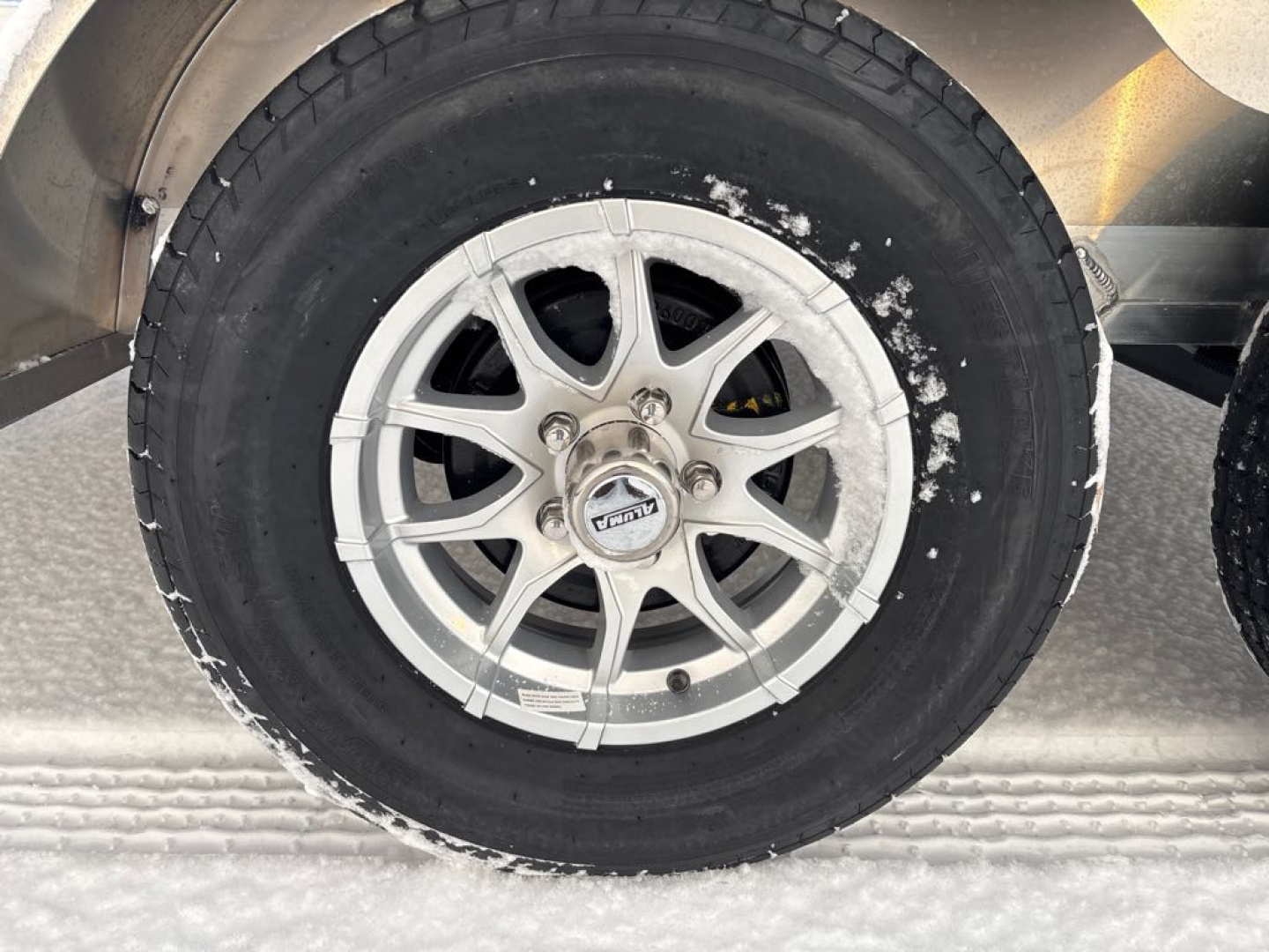 New 2027 Aluma 7816TA-EL-BT-RTD Utility Trailer