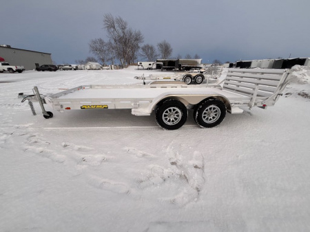 New 2027 Aluma 7816TA-EL-BT-RTD Utility Trailer
